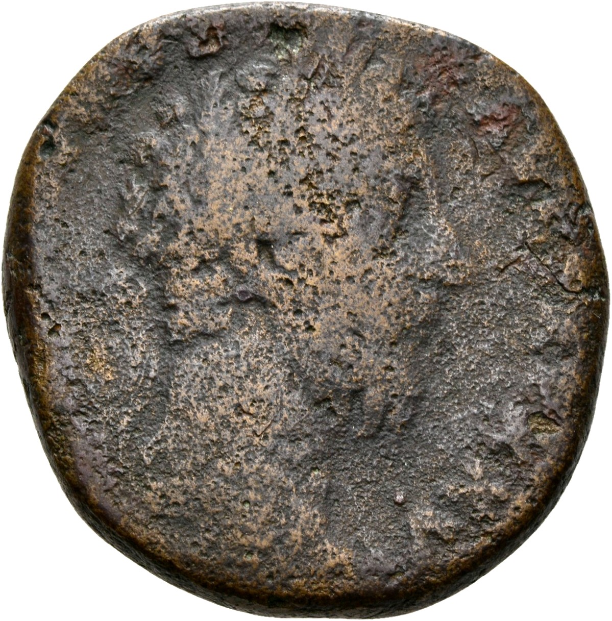 RIC III Marcus Aurelius 1029 Marcus Aurelius obverse — Head of Marcus Aurelius, laureate, right