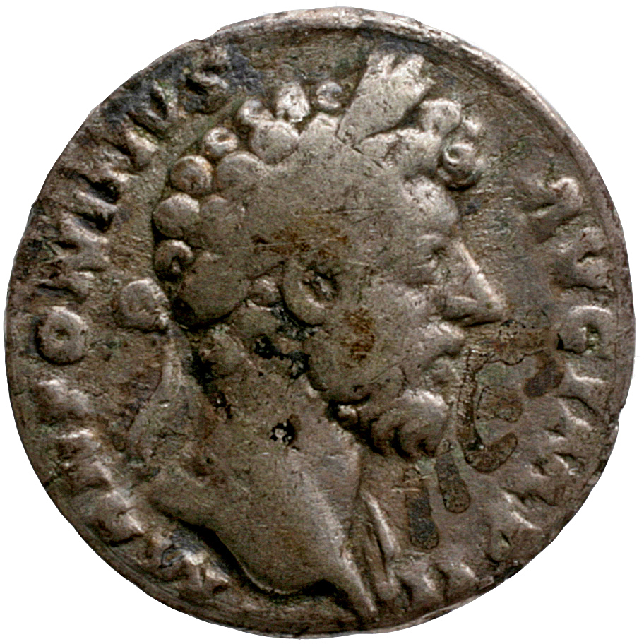 RIC III Marcus Aurelius 104 Marcus Aurelius obverse, Head of Marcus Aurelius, laureate, right