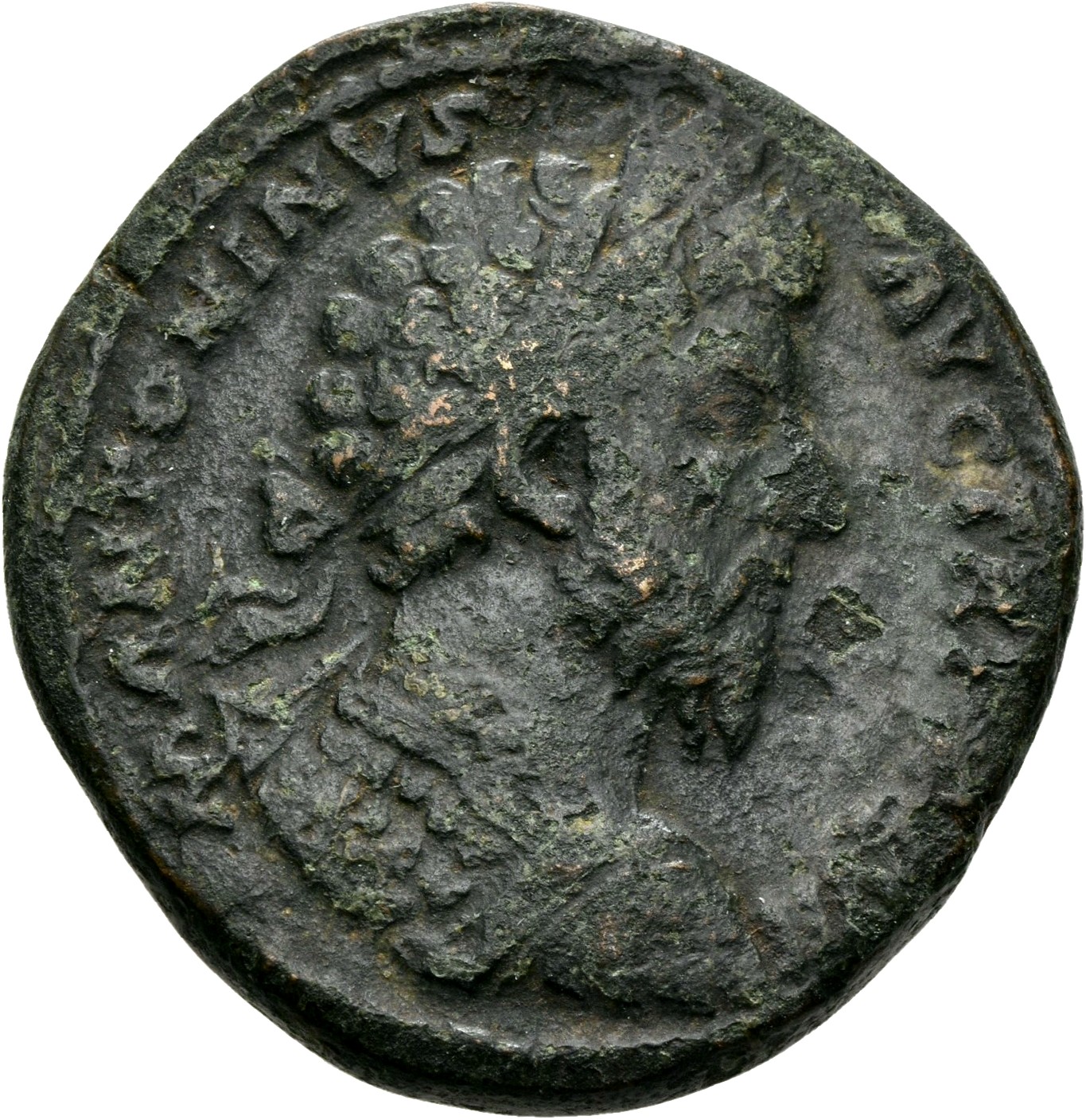 RIC III Marcus Aurelius 1066 Marcus Aurelius obverse, Bust of Marcus Aurelius, laureate, cuirassed, right