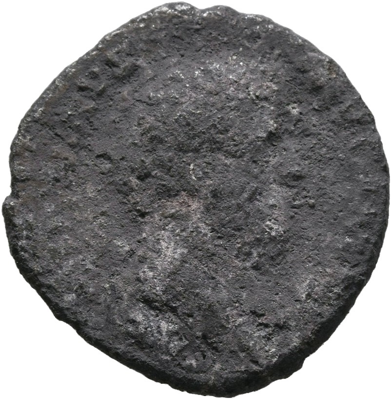 RIC III Marcus Aurelius 110 Marcus Aurelius obverse, Head of Marcus Aurelius, bare, right