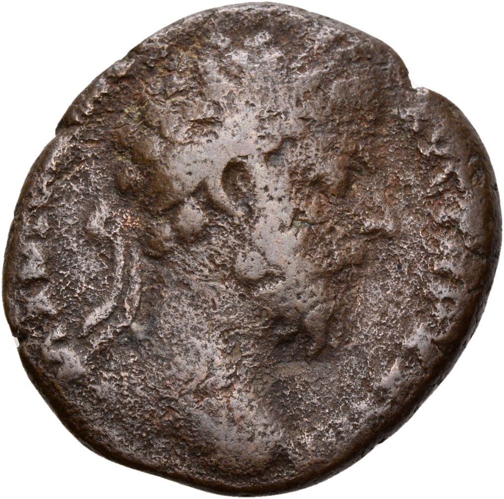 RIC III Marcus Aurelius 1106 Marcus Aurelius obverse — Head of Marcus Aurelius, laureate, right