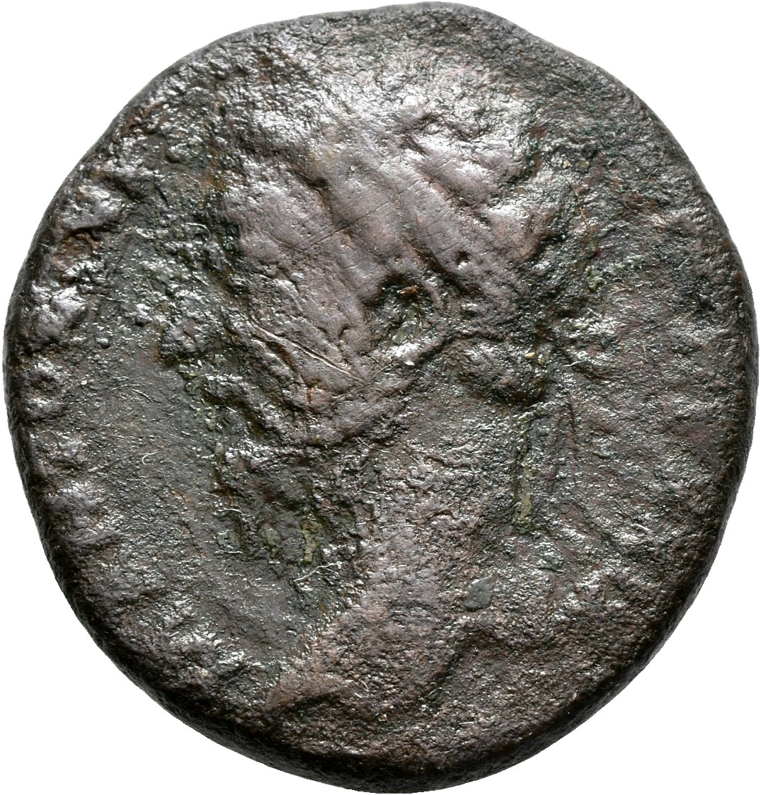 RIC III Marcus Aurelius 1143 Marcus Aurelius obverse, Head of Marcus Aurelius, laureate, left