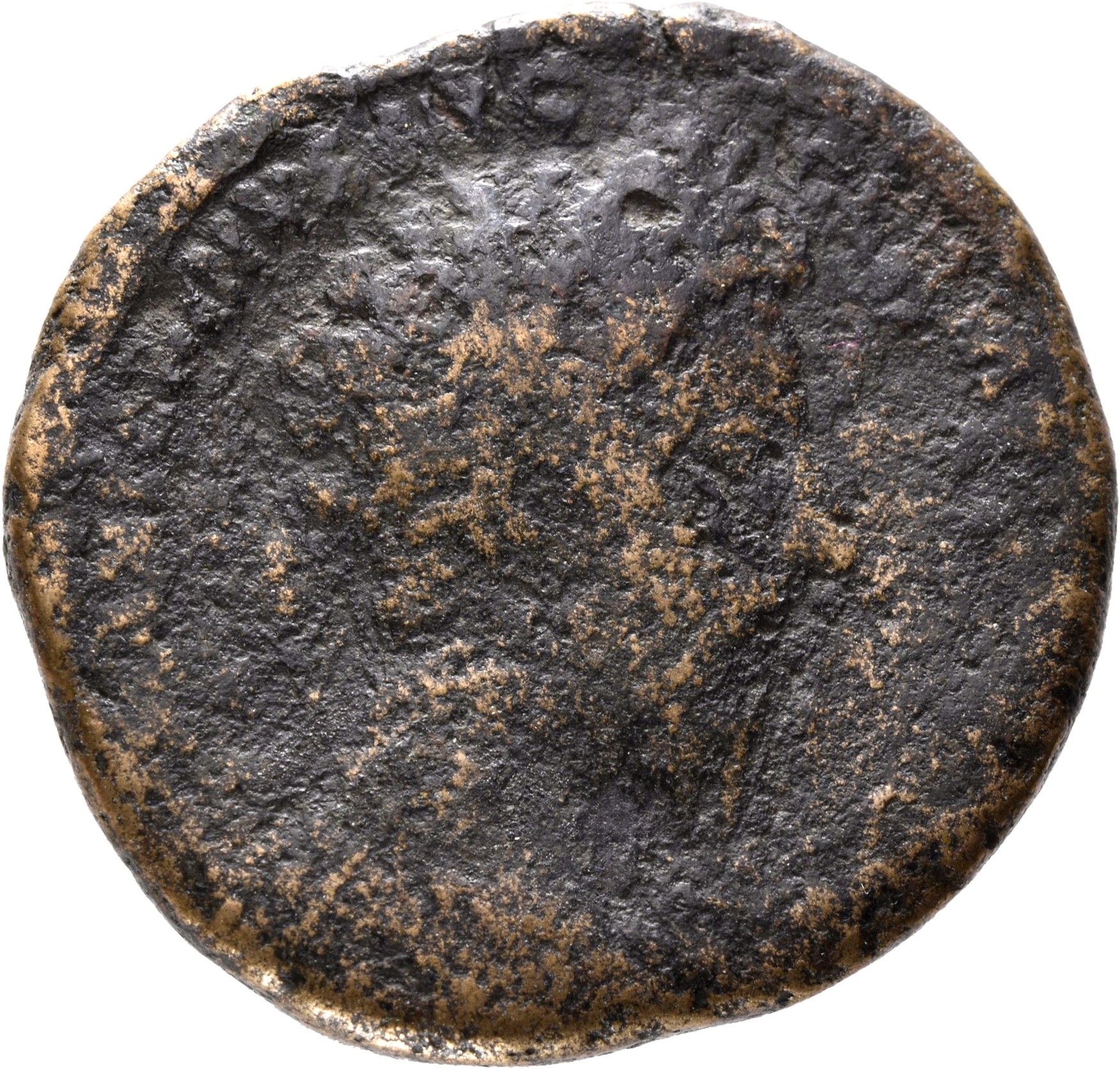 RIC III Marcus Aurelius 1147 Marcus Aurelius obverse — Head of Marcus Aurelius, laureate, right