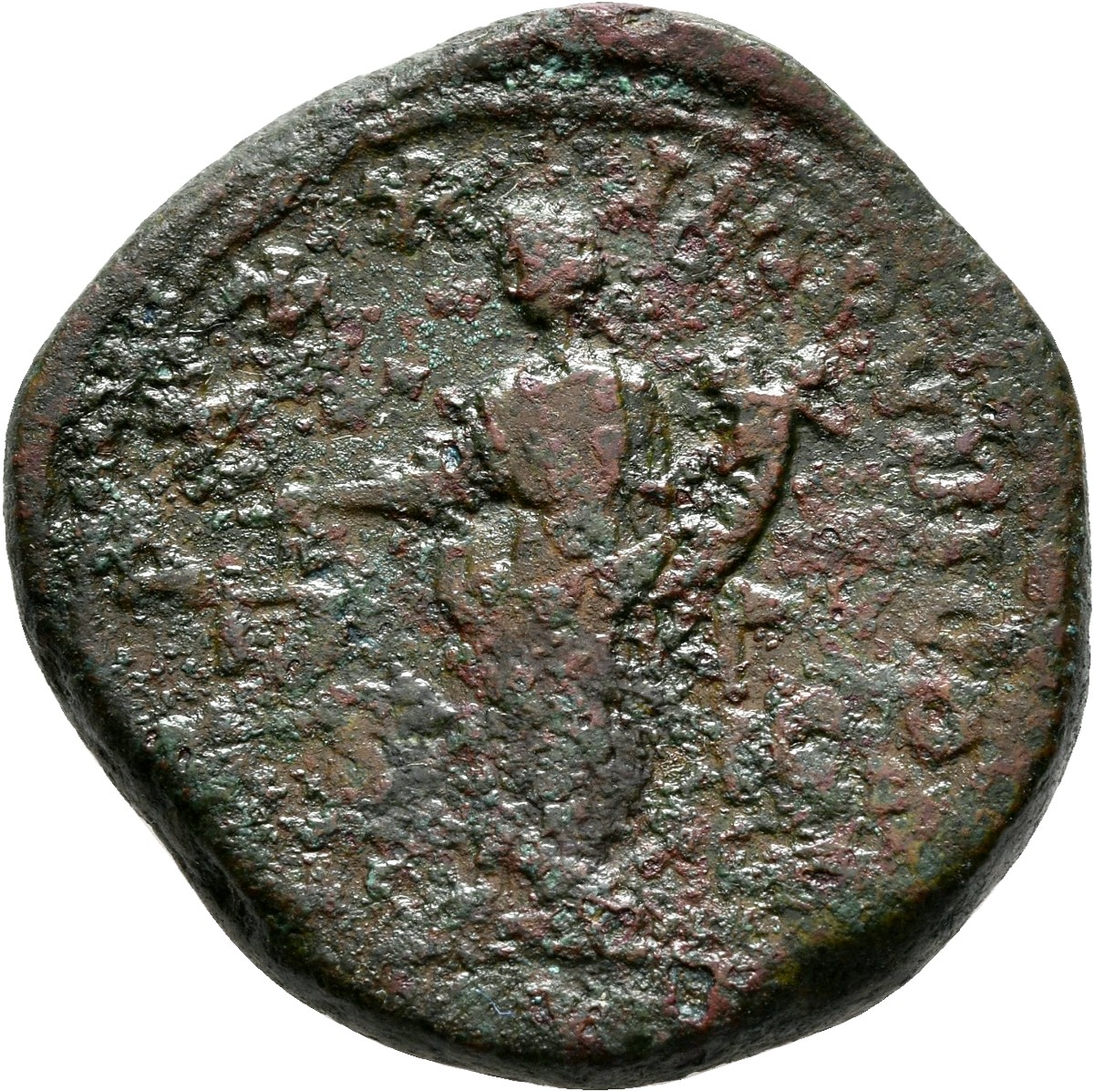 RIC III Marcus Aurelius 1173 Marcus Aurelius reverse, Aequitas, draped, standing left, holding scales in right hand and co...