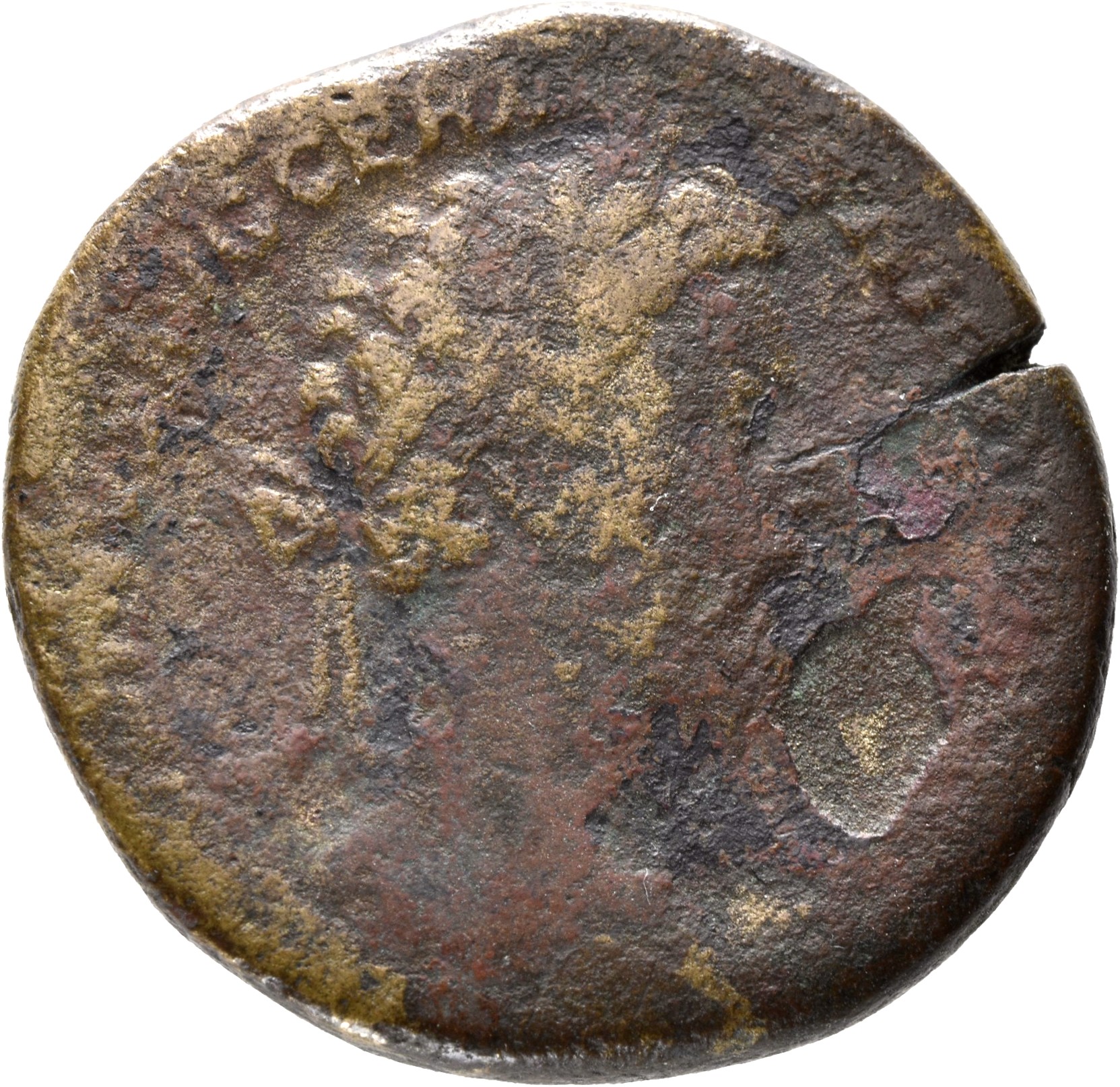 RIC III Marcus Aurelius 1184 Marcus Aurelius obverse, Head of Marcus Aurelius, laureate, right