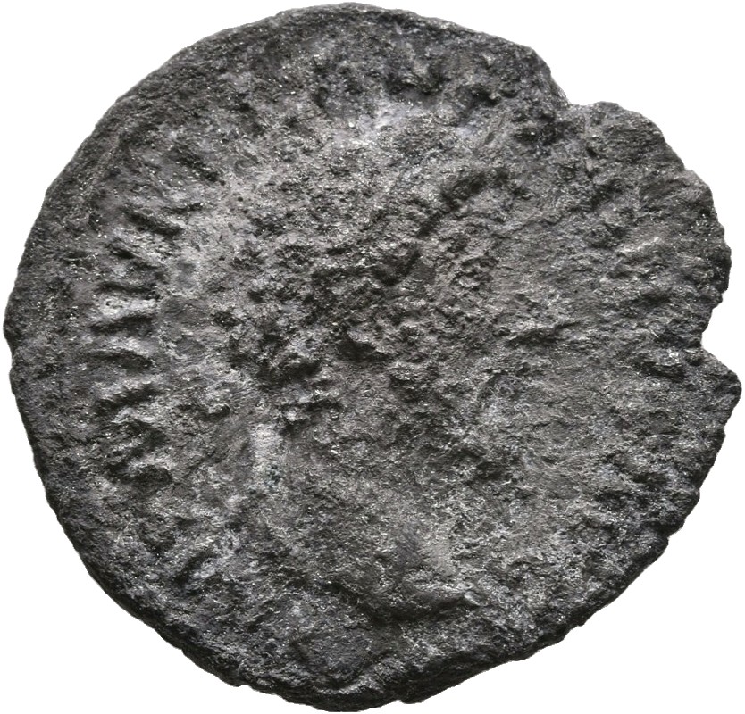 RIC III Marcus Aurelius 12 Marcus Aurelius obverse, Head of Marcus Aurelius, bare, right