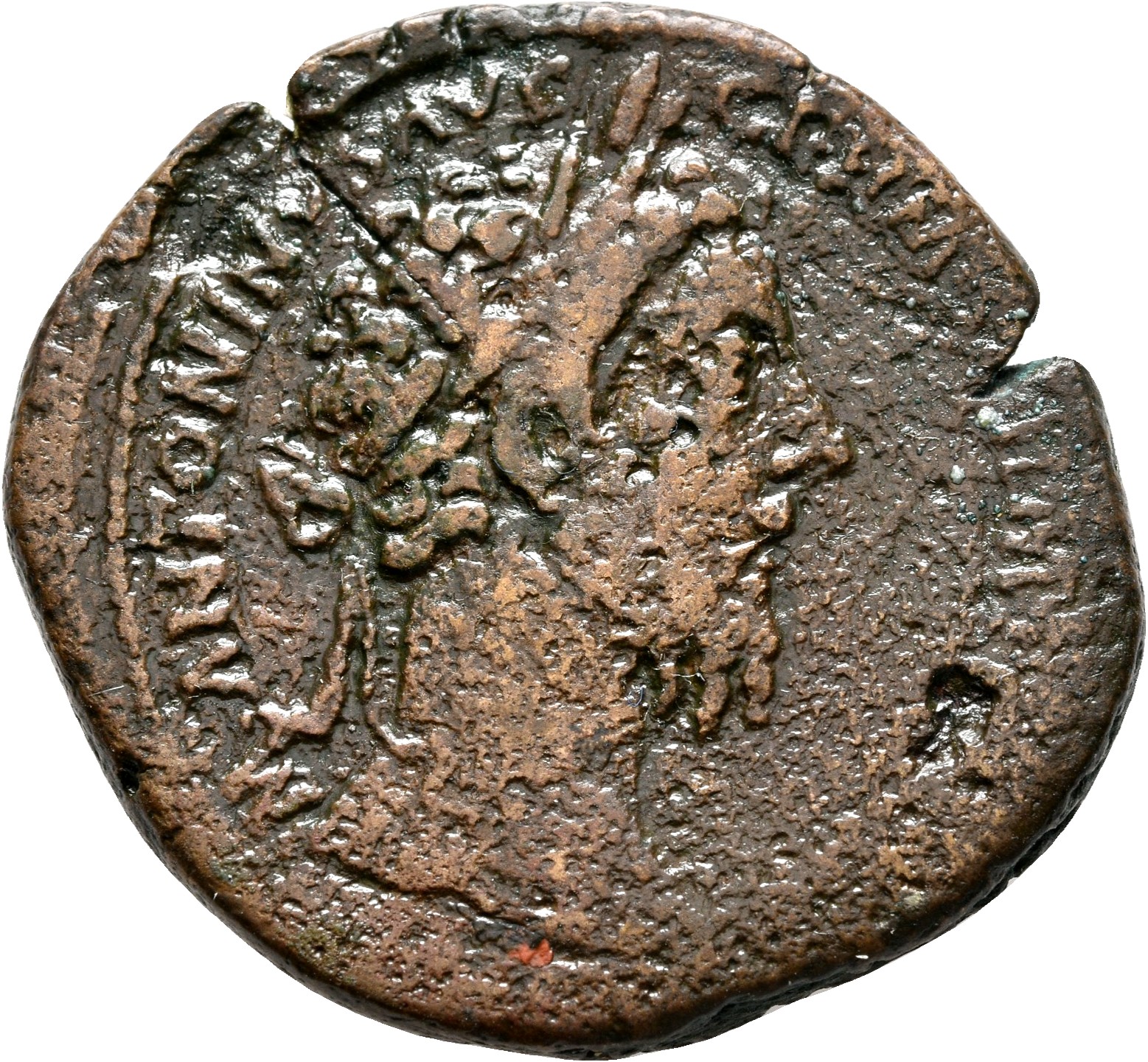 RIC III Marcus Aurelius 1205 Marcus Aurelius obverse, Head of Marcus Aurelius, laureate, right