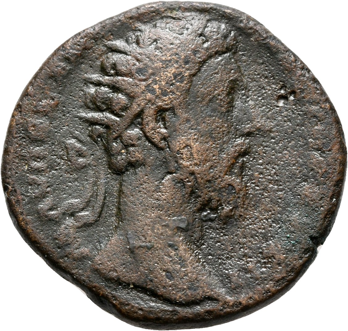RIC III Marcus Aurelius 1232 Marcus Aurelius obverse, Head of Marcus Aurelius, radiate, right