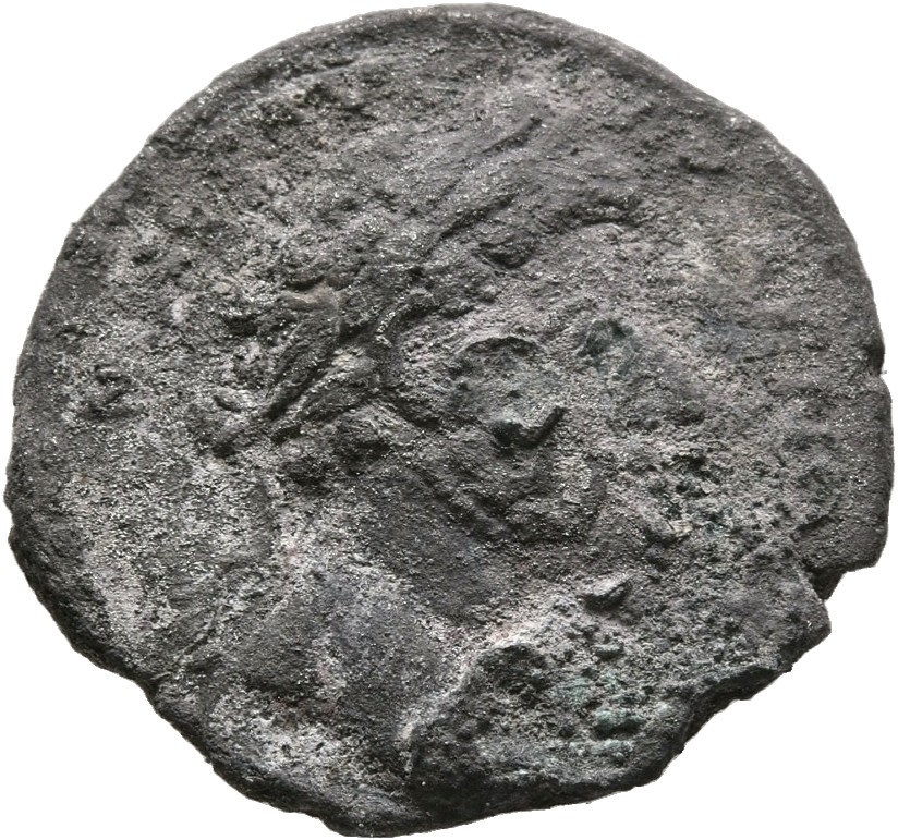 RIC III Marcus Aurelius 132 Marcus Aurelius obverse, Head of Marcus Aurelius, laureate, right