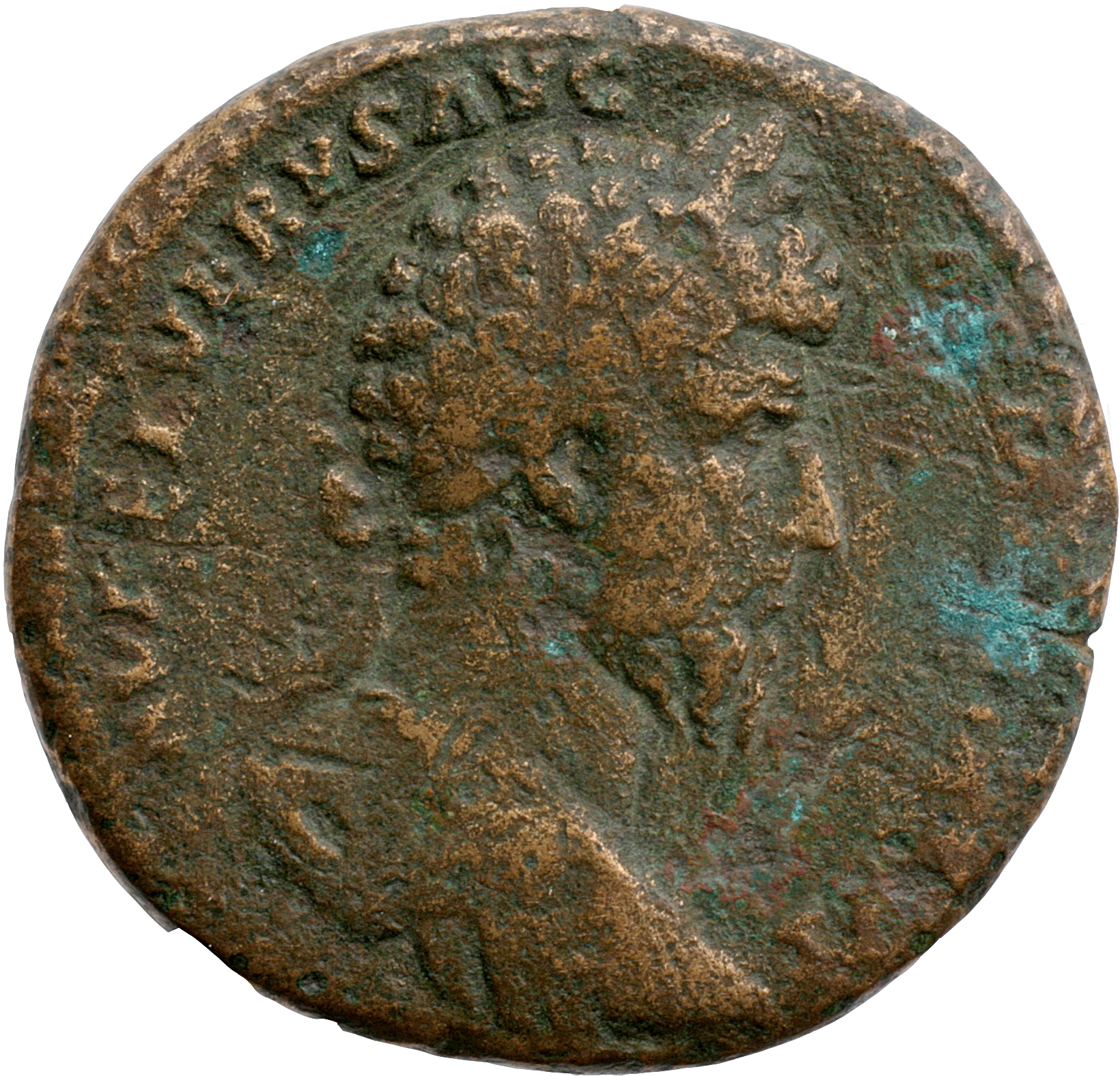 RIC III Marcus Aurelius 1371 Marcus Aurelius obverse, Bust of Lucius Verus, laureate, cuirassed, right