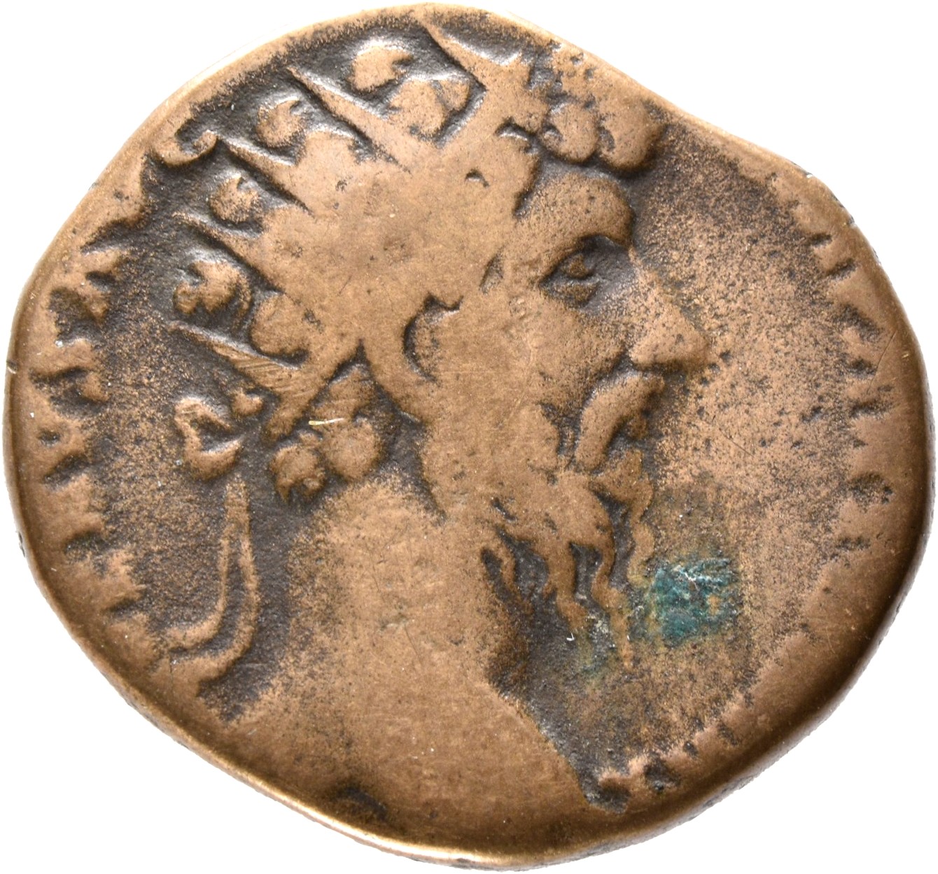 RIC III Marcus Aurelius 1462 Marcus Aurelius obverse, Head of Lucius Verus, radiate, right
