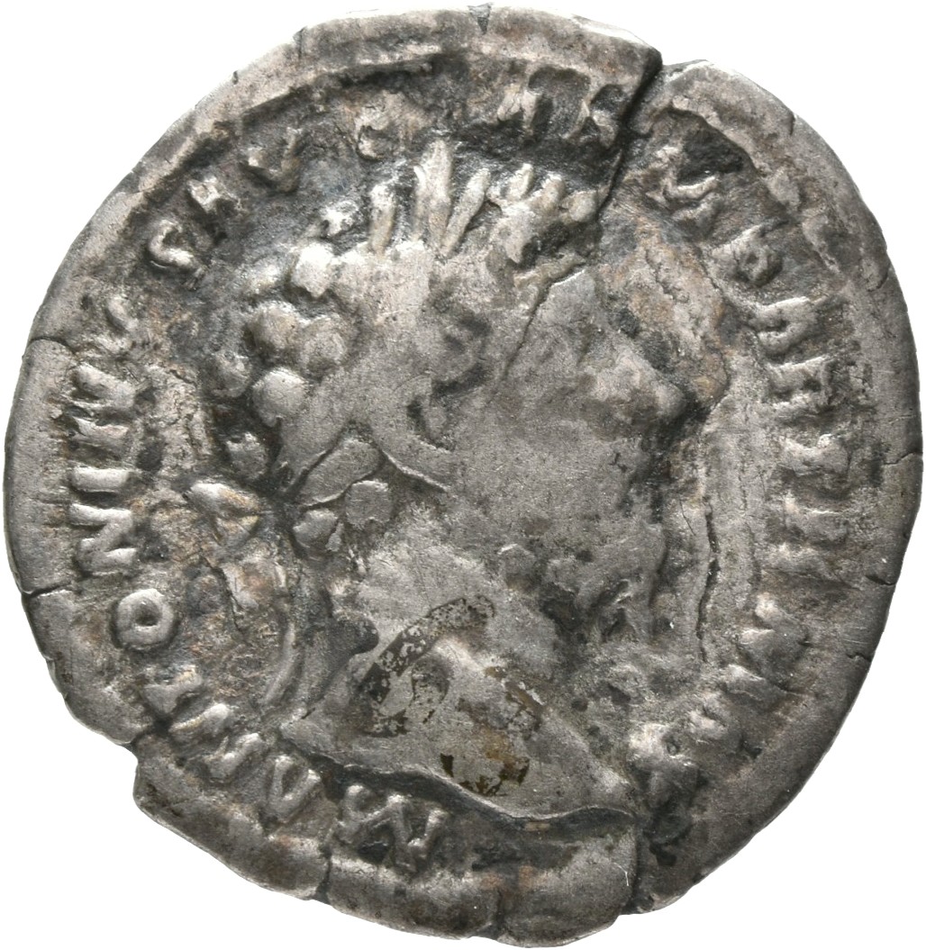 RIC III Marcus Aurelius 149 Marcus Aurelius obverse, Head of Marcus Aurelius, laureate, right