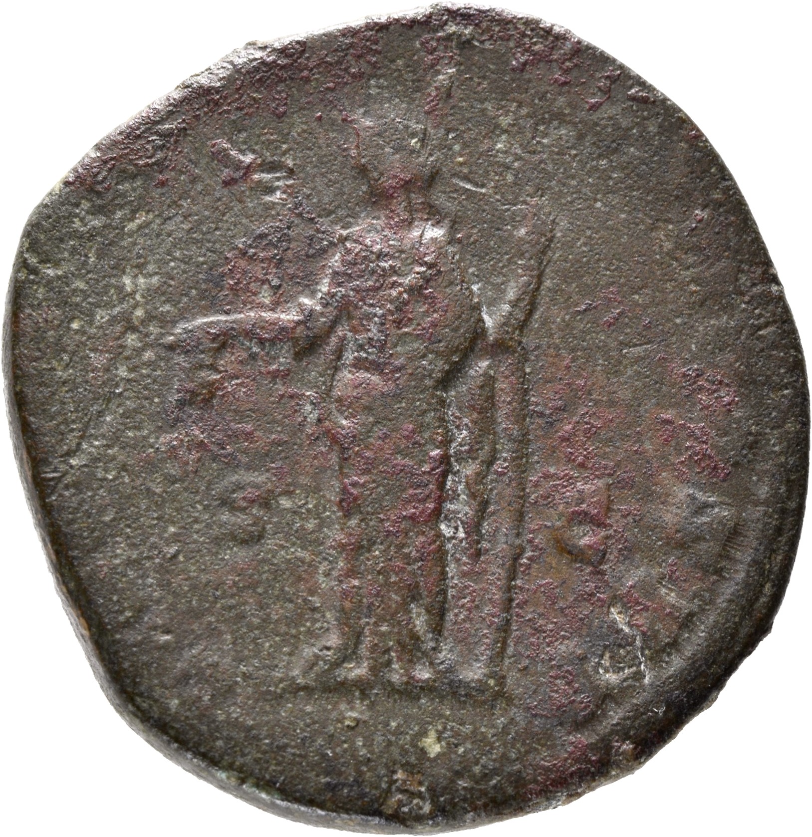 RIC III Marcus Aurelius 1588 Marcus Aurelius reverse, Libertas, standing left, holding pileus in right hand and rod in lef...