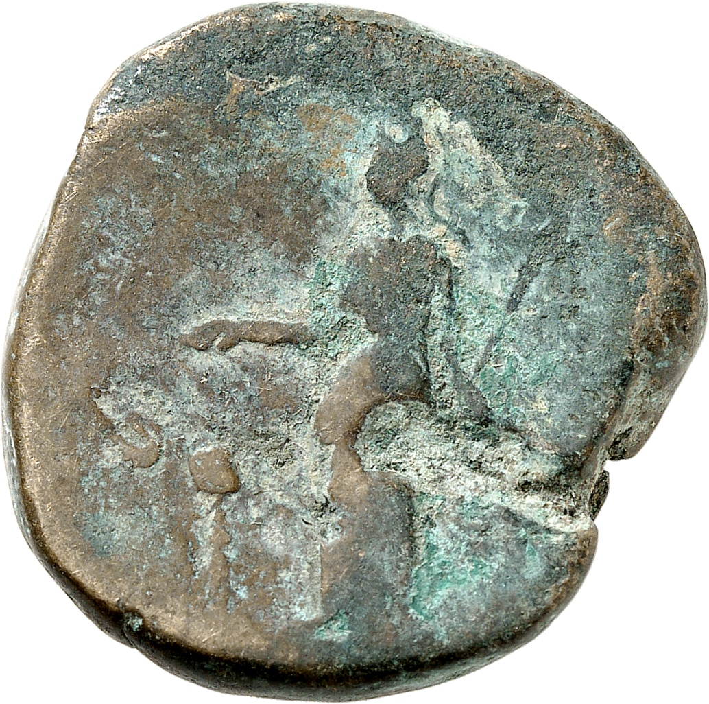 RIC III Marcus Aurelius 1599 Marcus Aurelius reverse, Minerva, helmeted, draped, standing left, droping incense from right...