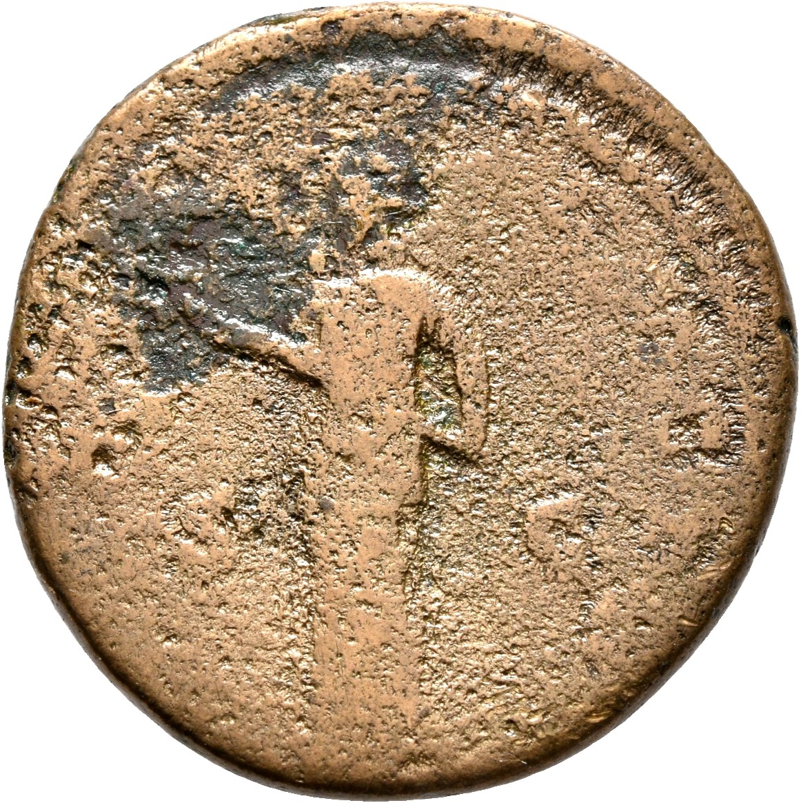 RIC III Marcus Aurelius 1629 Marcus Aurelius reverse, Diana, draped, standing front, head left, holding transverse lighted...