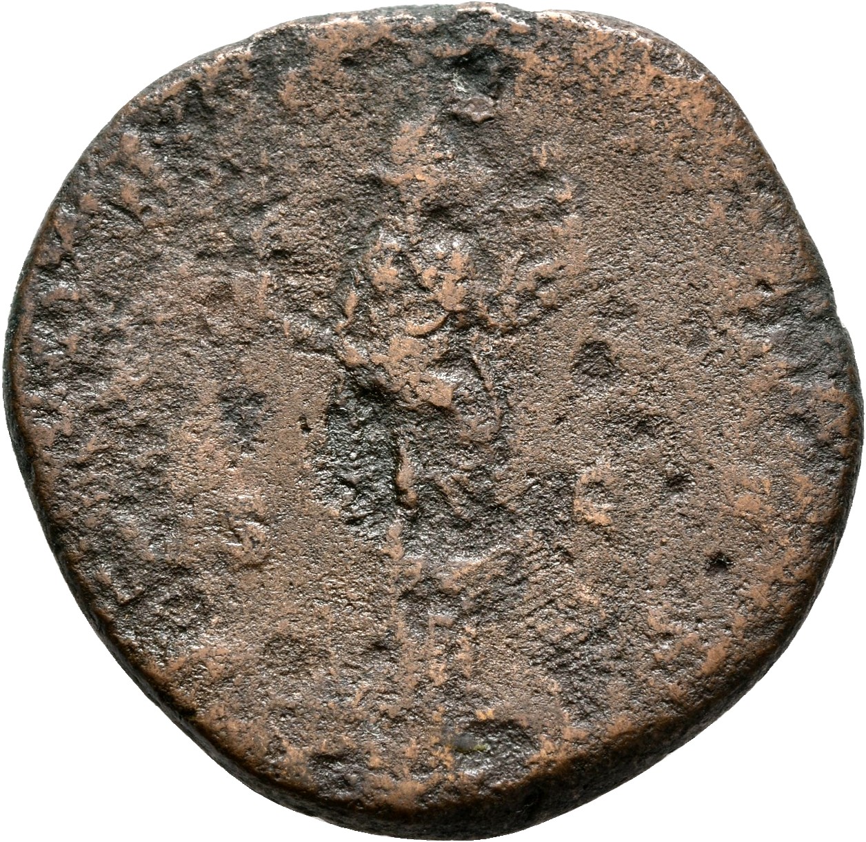 RIC III Marcus Aurelius 1639 Marcus Aurelius reverse, Fecunditas, draped, standing right, holidng sceptre in right hand an...