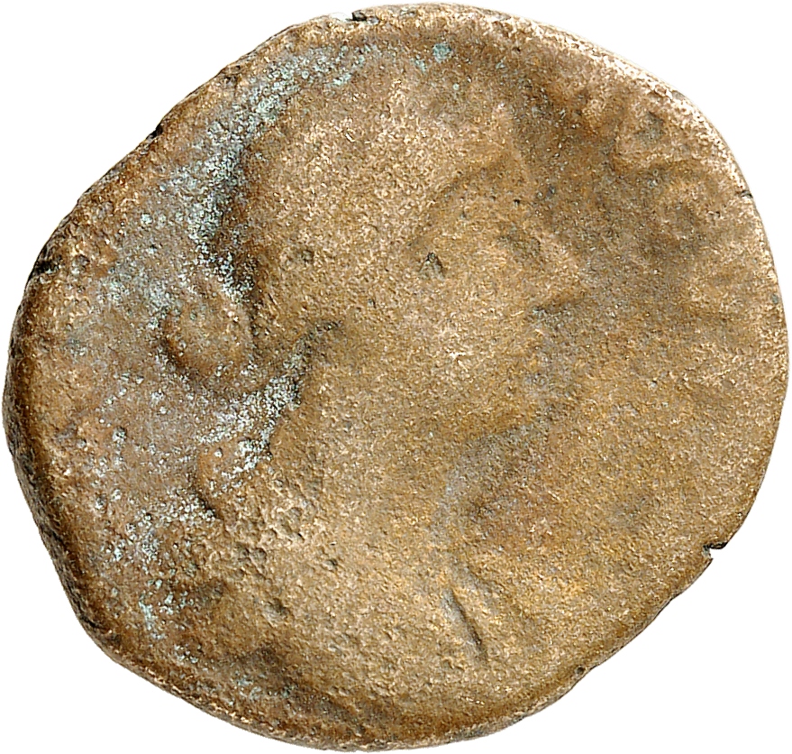 RIC III Marcus Aurelius 1647 Marcus Aurelius obverse, Bust of Faustina the Younger, draped, sometimes diademed, hair elabo...