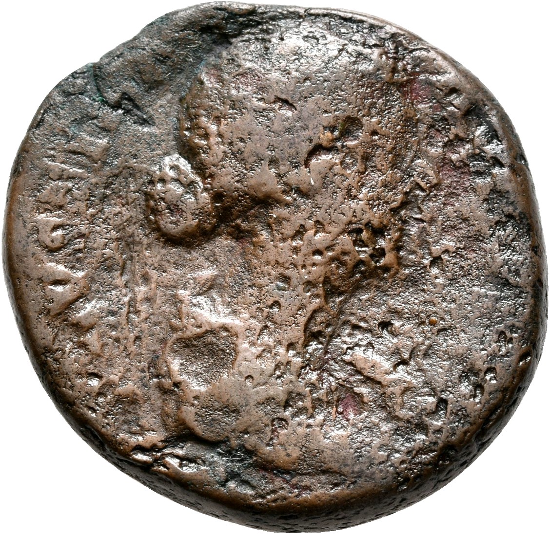 RIC III Marcus Aurelius 1652 Marcus Aurelius obverse, Bust of Faustina the Younger, draped, sometimes double row of pearls...