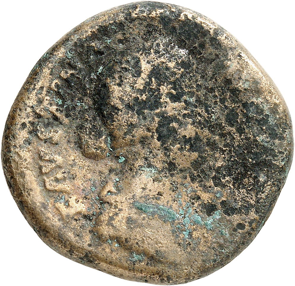 RIC III Marcus Aurelius 1670 Marcus Aurelius obverse, Bust of Faustina the Younger, draped, hair elaborately waved in near...