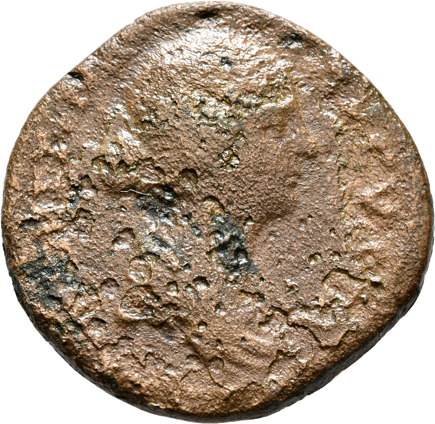 RIC III Marcus Aurelius 1673 Marcus Aurelius obverse, Bust of Faustina the Younger, draped, hair elaborately waved in near...