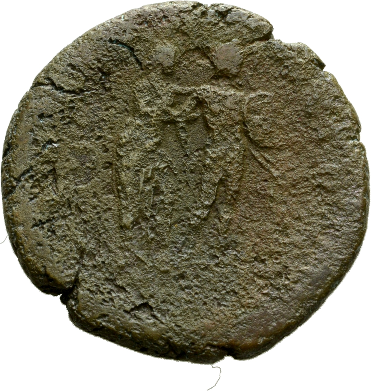 RIC III Marcus Aurelius 1680 Marcus Aurelius reverse, Venus, half-nude, standing right, holding the right arm of Mars, sta...