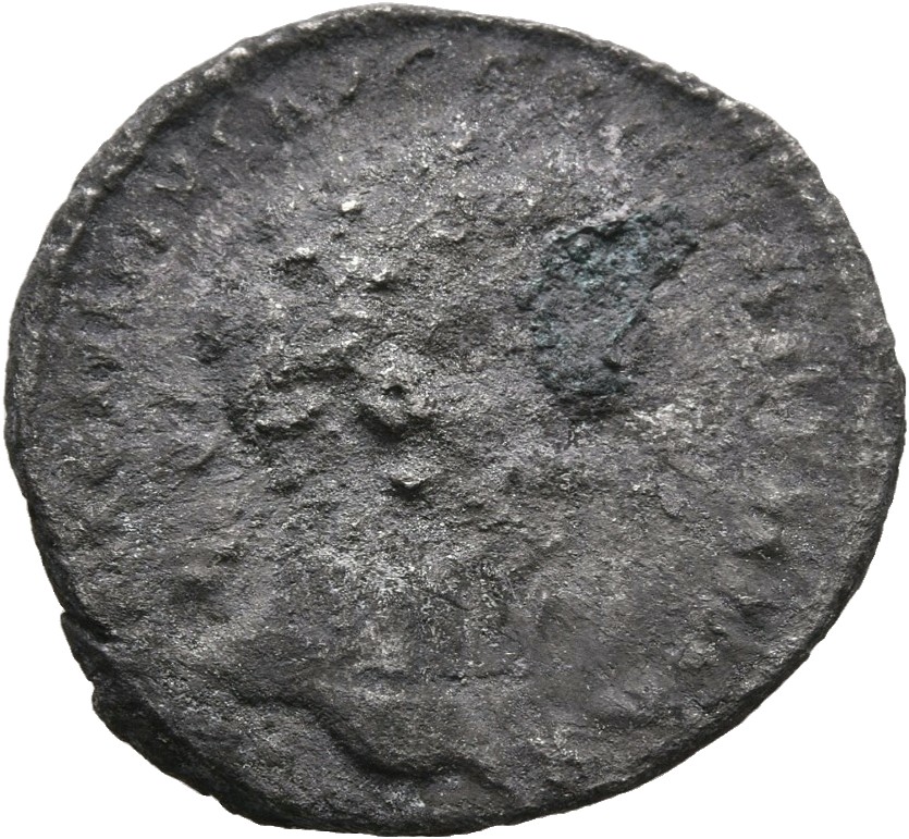 Marcus Aurelius obverse — Head of Marcus Aurelius, laureate, right