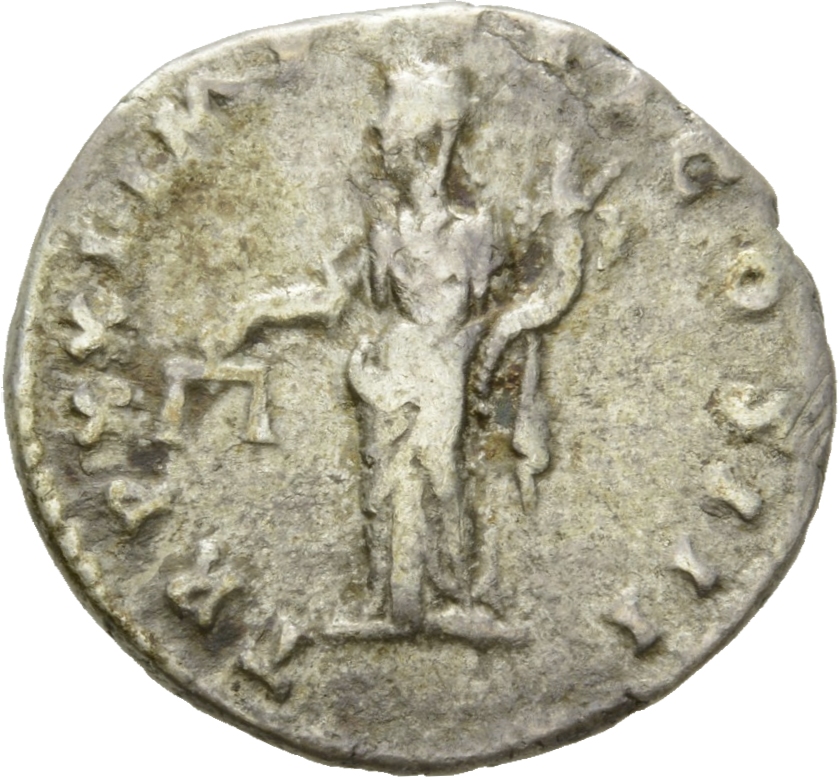 RIC III Marcus Aurelius 171 Marcus Aurelius reverse, Aequitas, draped, standing left, holding scales in right hand and cor...