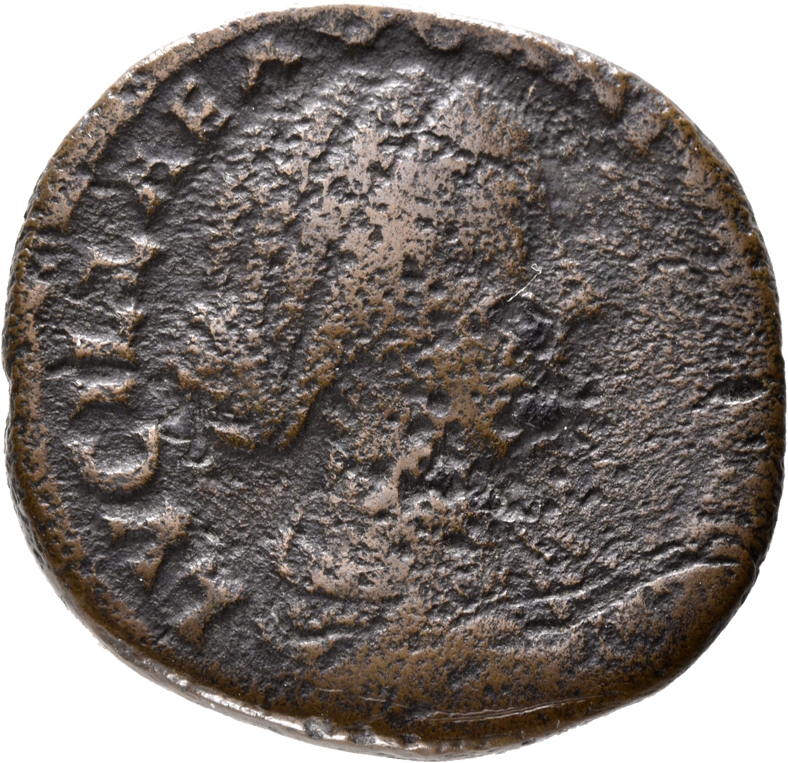 RIC III Marcus Aurelius 1735 Marcus Aurelius obverse, Bust of Lucilla, hair waved and fastened in a low chignon at back of...