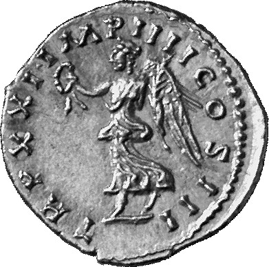 RIC III Marcus Aurelius 174 Marcus Aurelius reverse, Victory, advancing left, holding wreath in right hand and palm in lef...