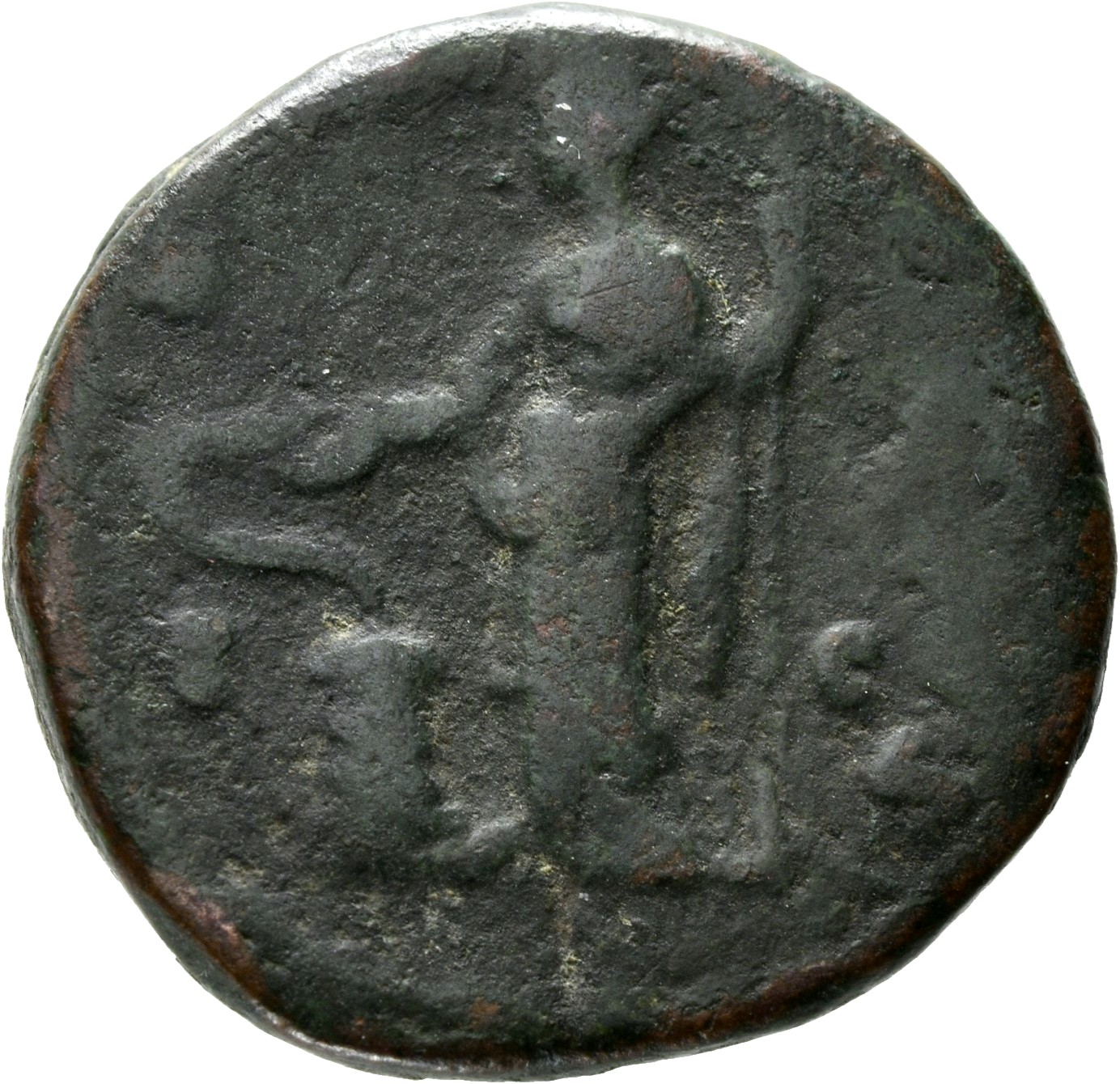 RIC III Marcus Aurelius 1761 Marcus Aurelius reverse, Salus, draped, standing left, feeding out of patera in right hand sn...