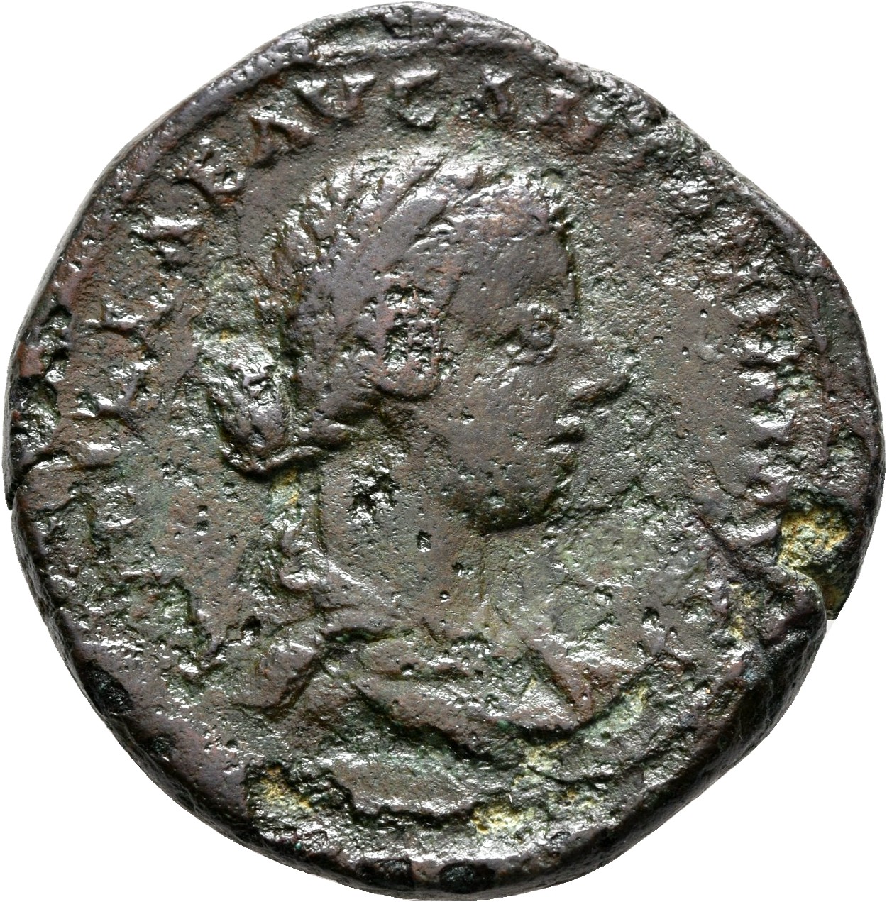 RIC III Marcus Aurelius 1764 Marcus Aurelius obverse, Bust of Lucilla, hair waved and fastened in a low chignon at back of...