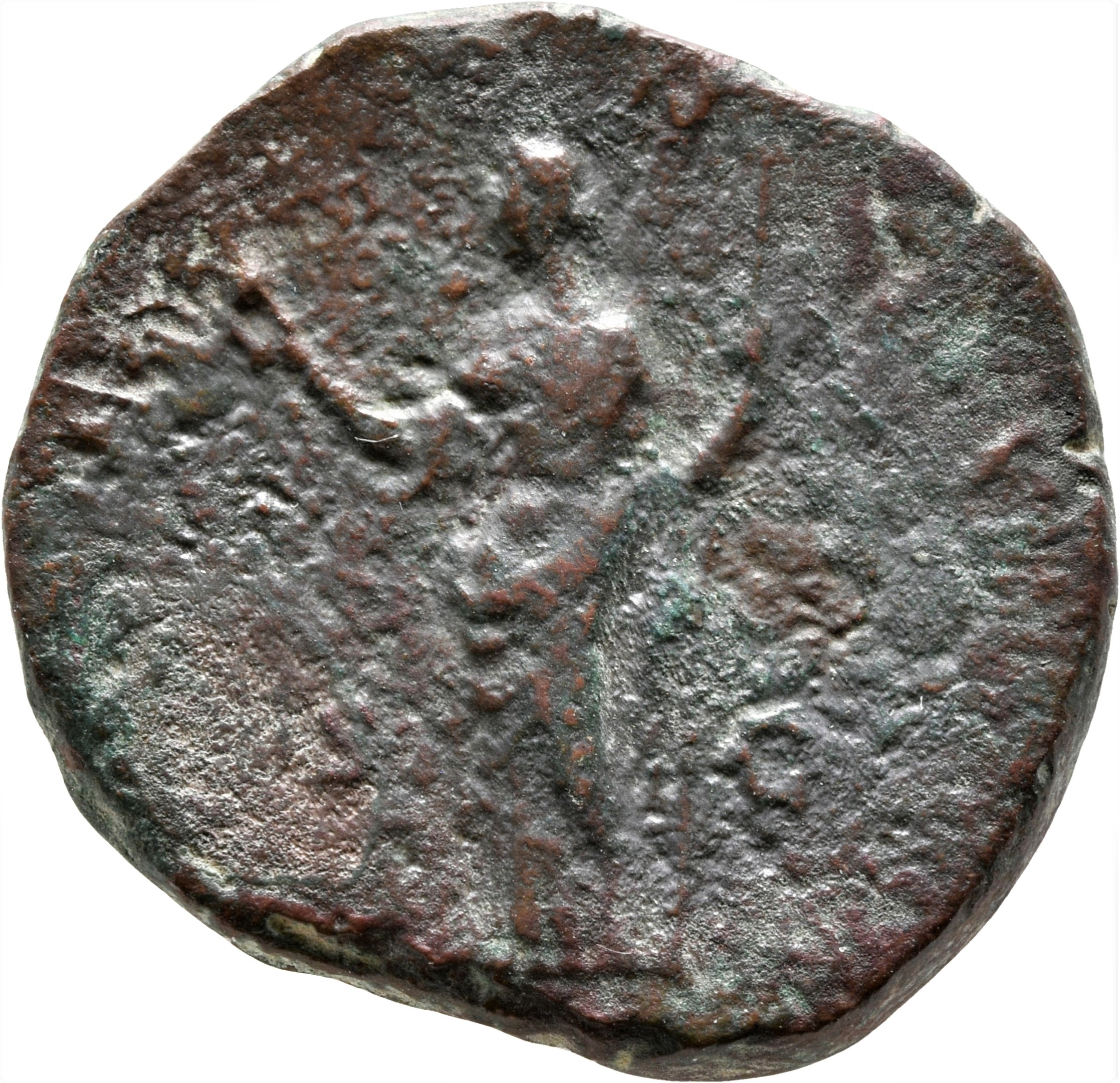 RIC III Marcus Aurelius 1765 Marcus Aurelius reverse, Venus, draped, standing left, holding apple in right hand and sceptr...