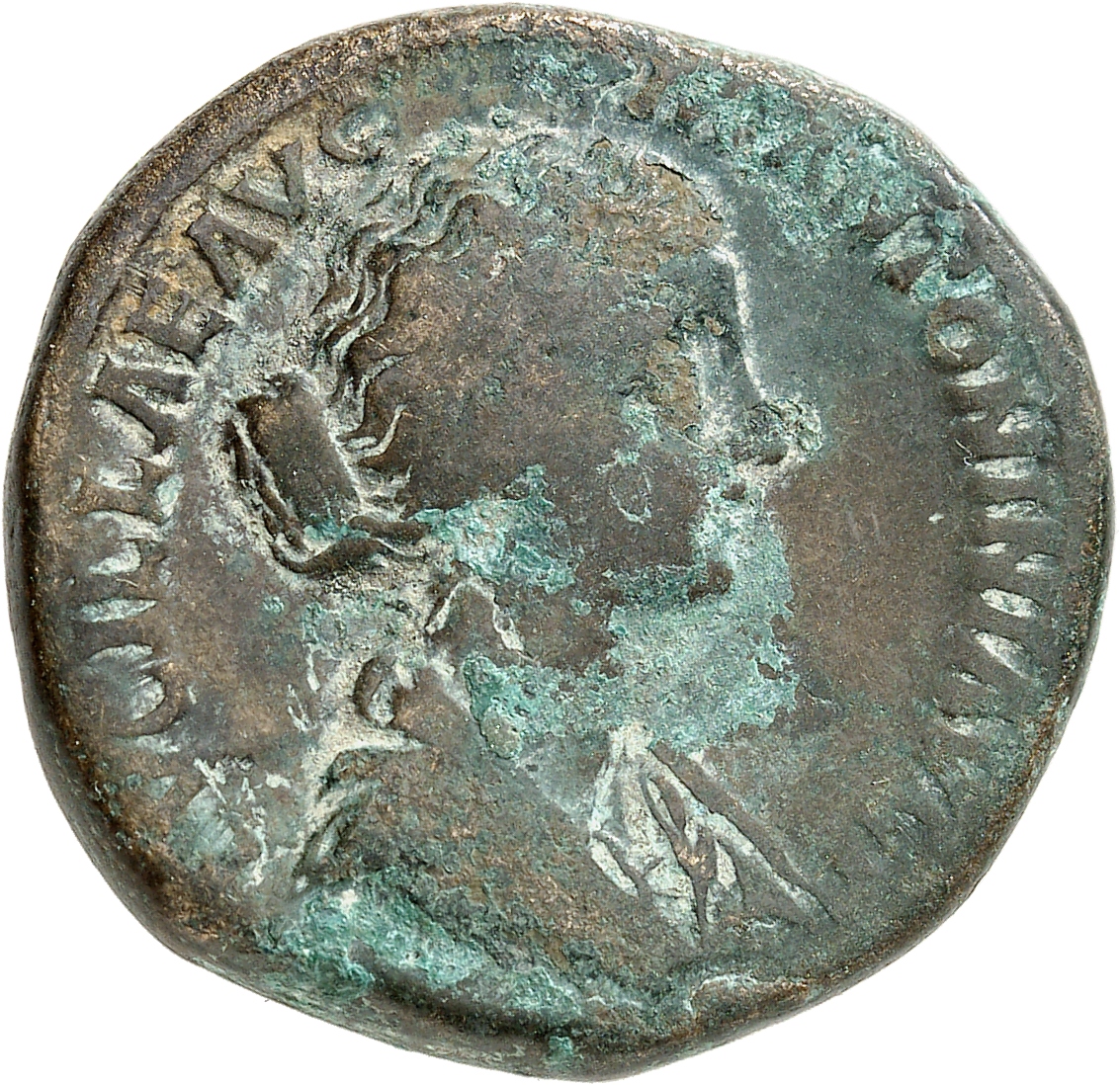 RIC III Marcus Aurelius 1776 Marcus Aurelius obverse, Bust of Lucilla, hair waved and fastened in a low chignon at back of...