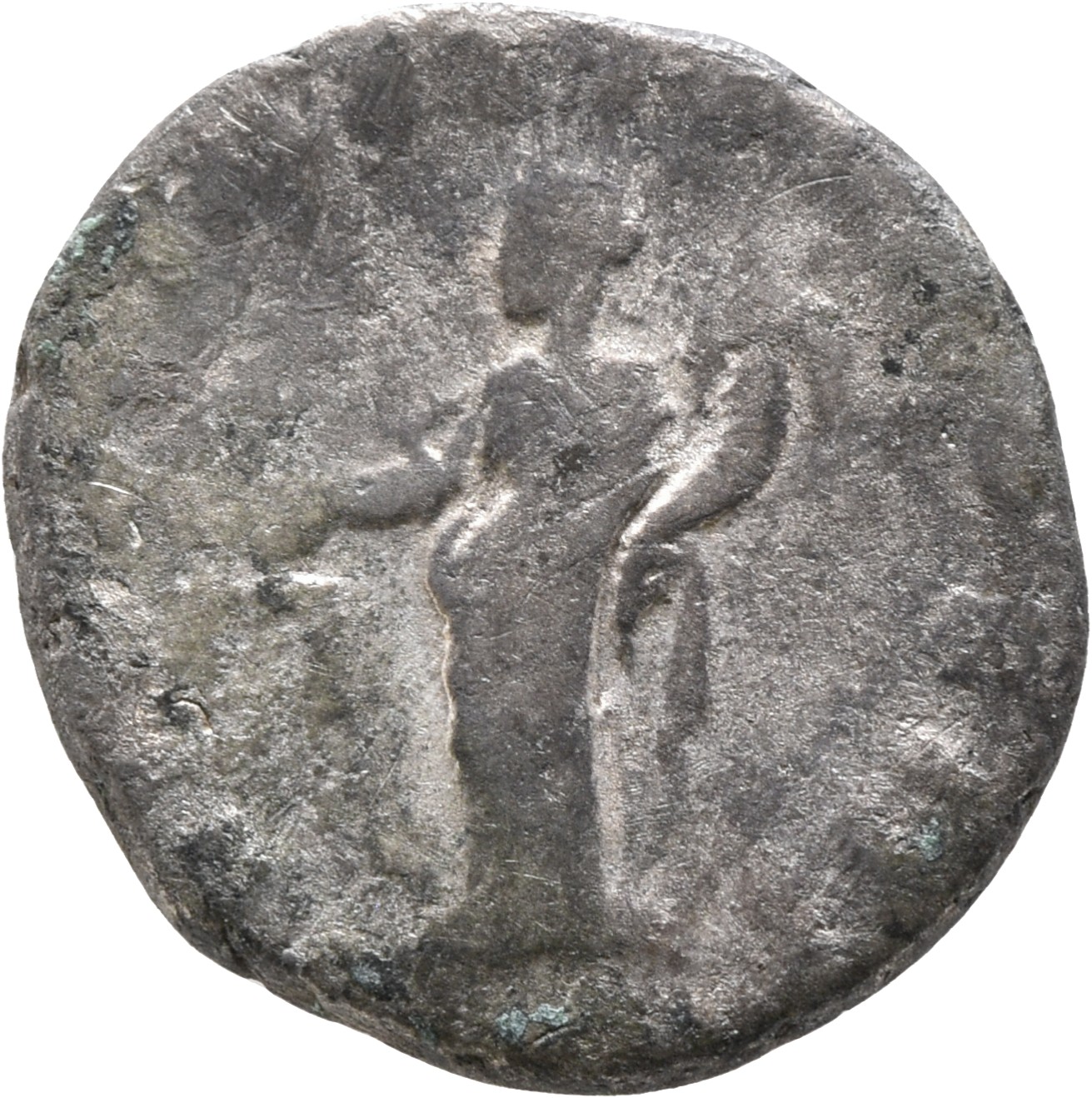 RIC III Marcus Aurelius 178 Marcus Aurelius reverse, Aequitas, draped, standing left, holding scales in right hand and cor...