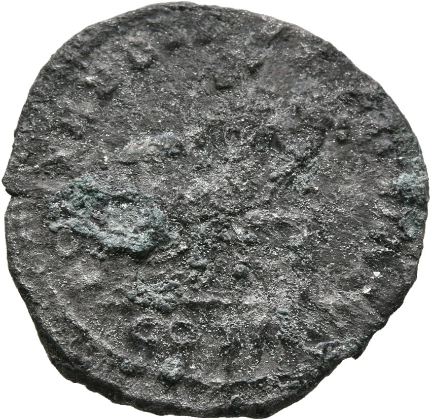 RIC III Marcus Aurelius 185 Marcus Aurelius reverse, Fortuna, draped, seated left on low seat, holding rudder set on groun...
