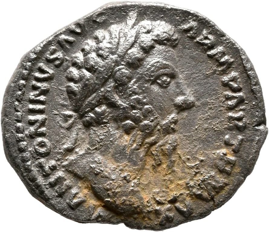 RIC III Marcus Aurelius 186 Marcus Aurelius obverse, Head of Marcus Aurelius, laureate, right
