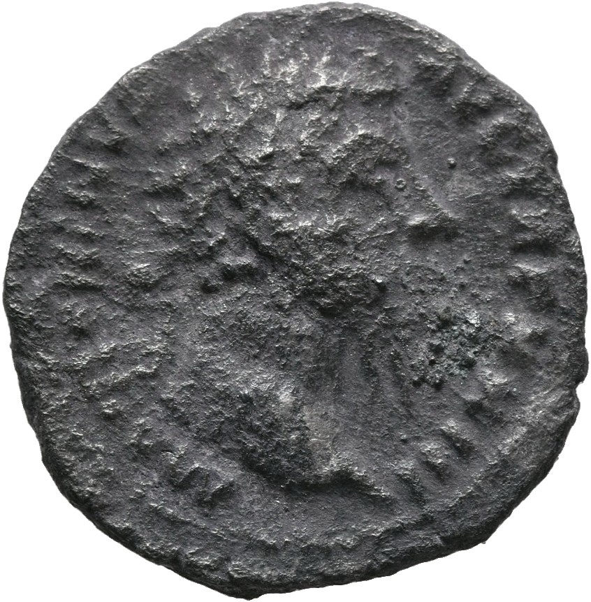 RIC III Marcus Aurelius 203 Marcus Aurelius obverse, Head of Marcus Aurelius, laureate, right