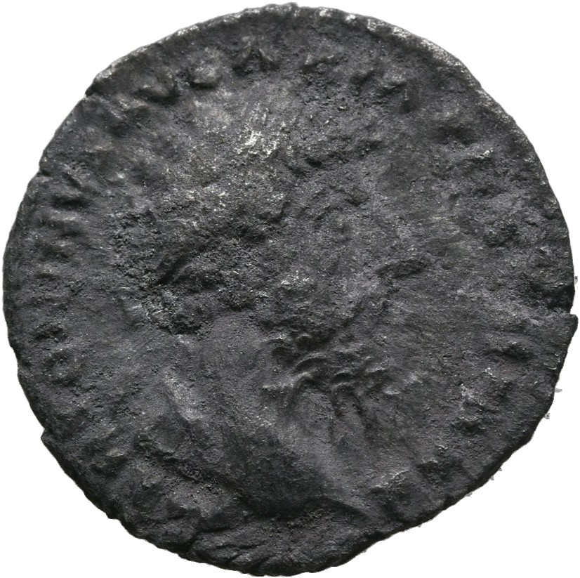 RIC III Marcus Aurelius 205 Marcus Aurelius obverse, Head of Marcus Aurelius, laureate, right
