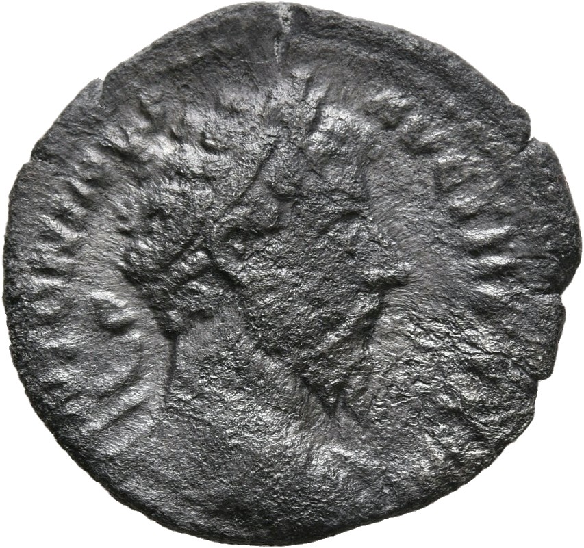 RIC III Marcus Aurelius 212 Marcus Aurelius obverse, Head of Marcus Aurelius, laureate, right