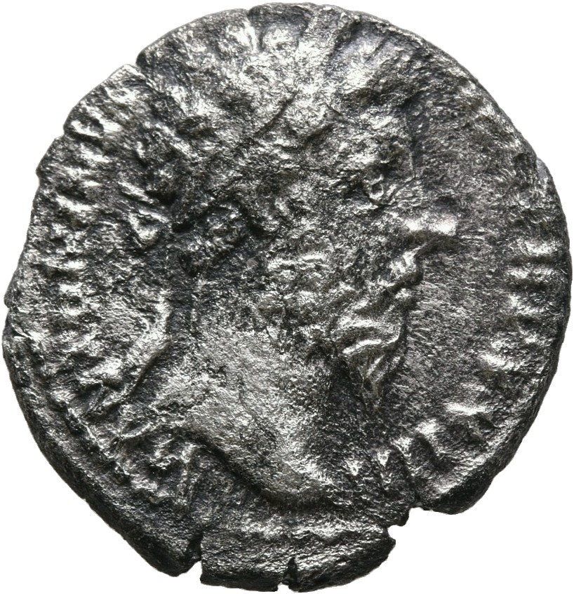 RIC III Marcus Aurelius 212 Marcus Aurelius obverse, Head of Marcus Aurelius, laureate, right