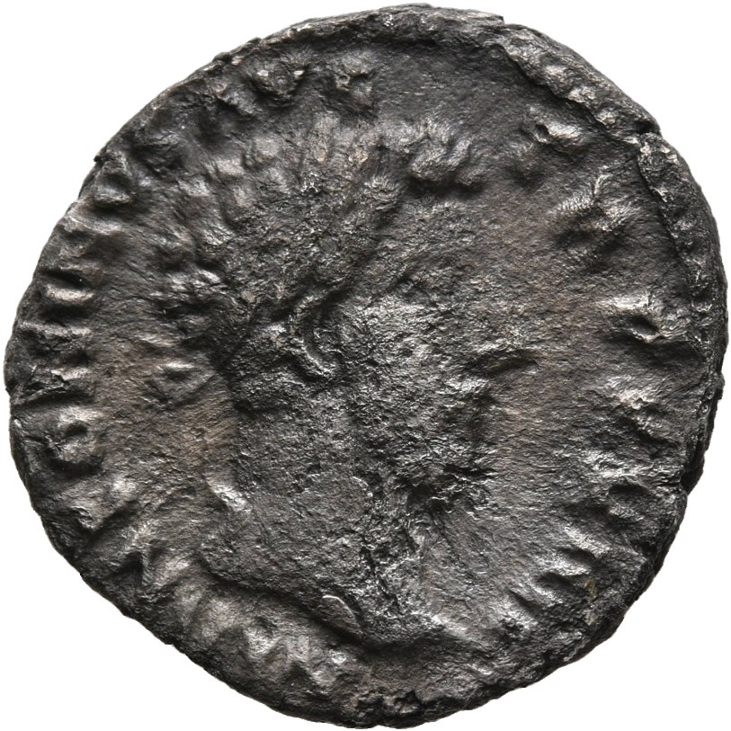 RIC III Marcus Aurelius 218 Marcus Aurelius obverse, Head of Marcus Aurelius, laureate, right