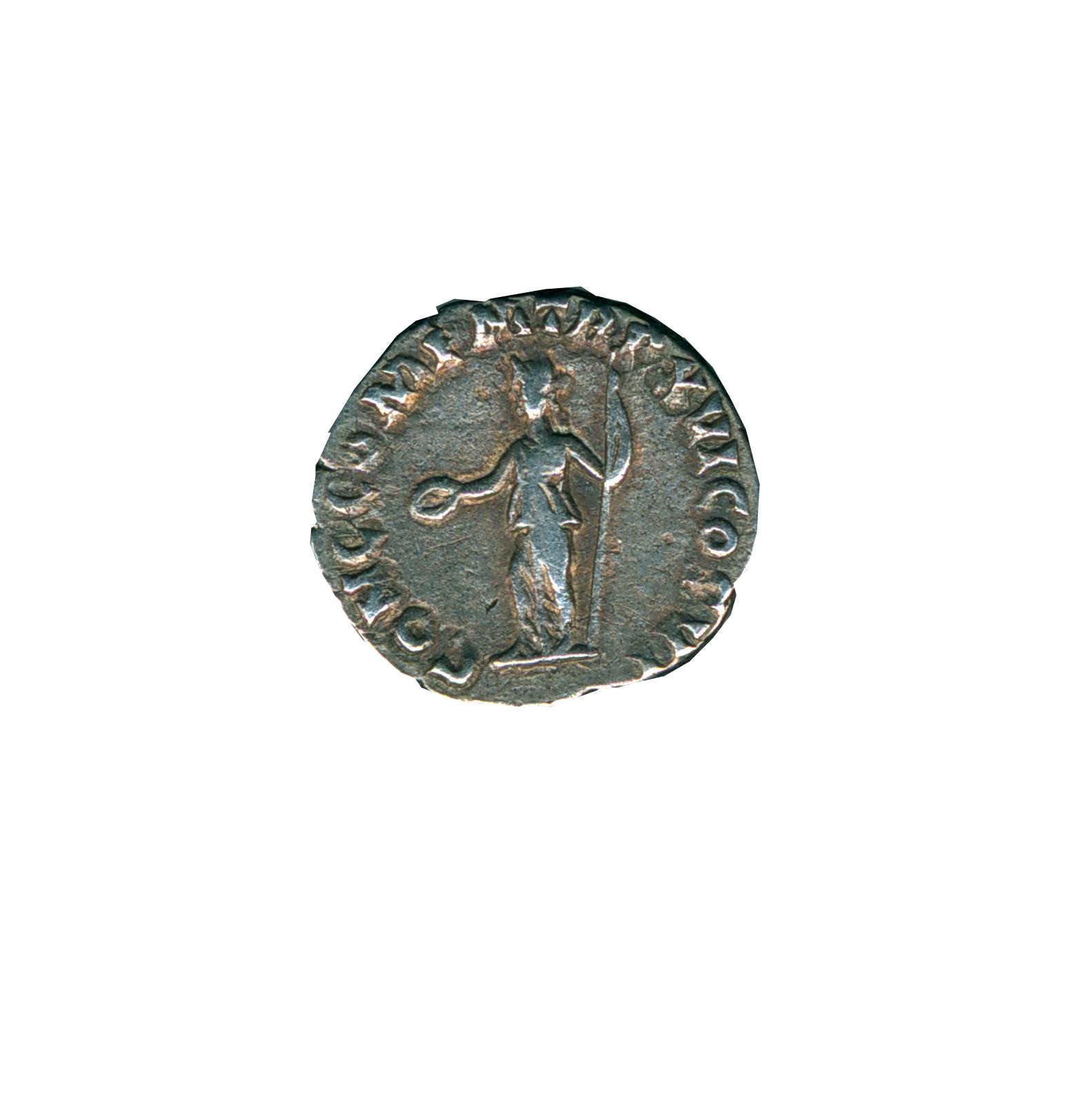 RIC III Marcus Aurelius 219 Marcus Aurelius obverse, Head of Marcus Aurelius, laureate, right