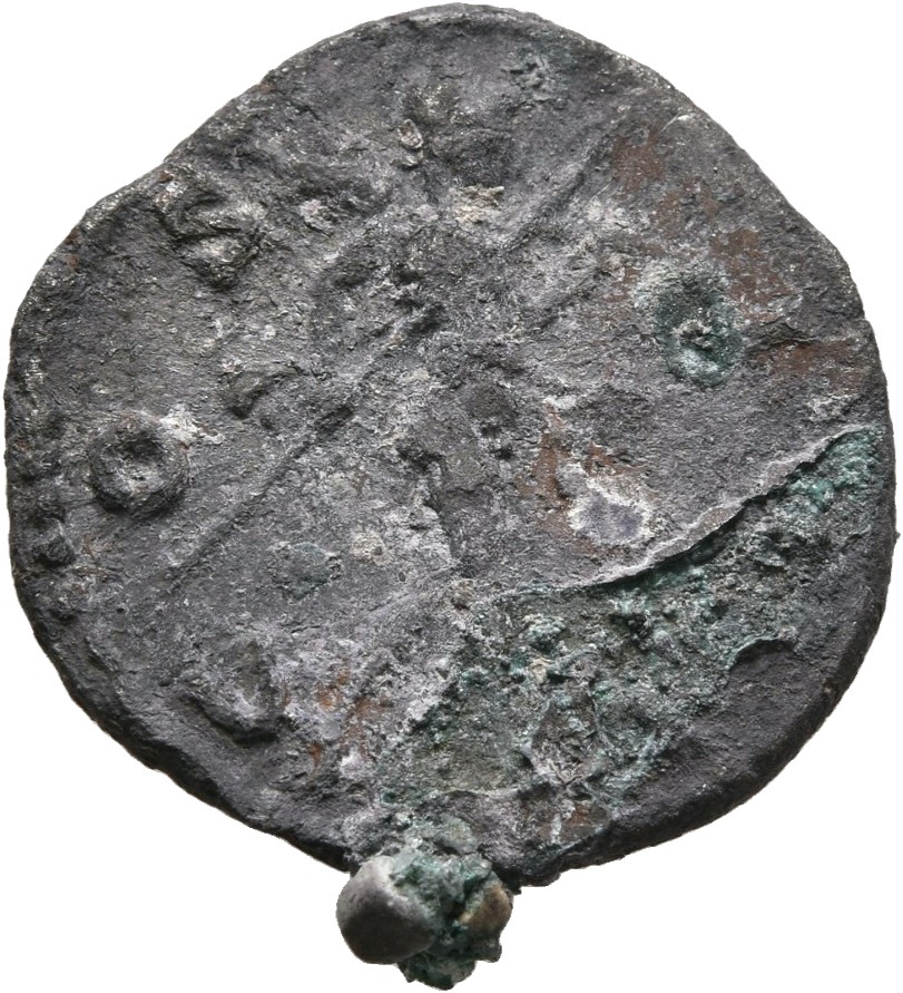 RIC III Marcus Aurelius 231 Marcus Aurelius reverse, Mars, helmeted, naked except for cloak flying behind, advancing right...