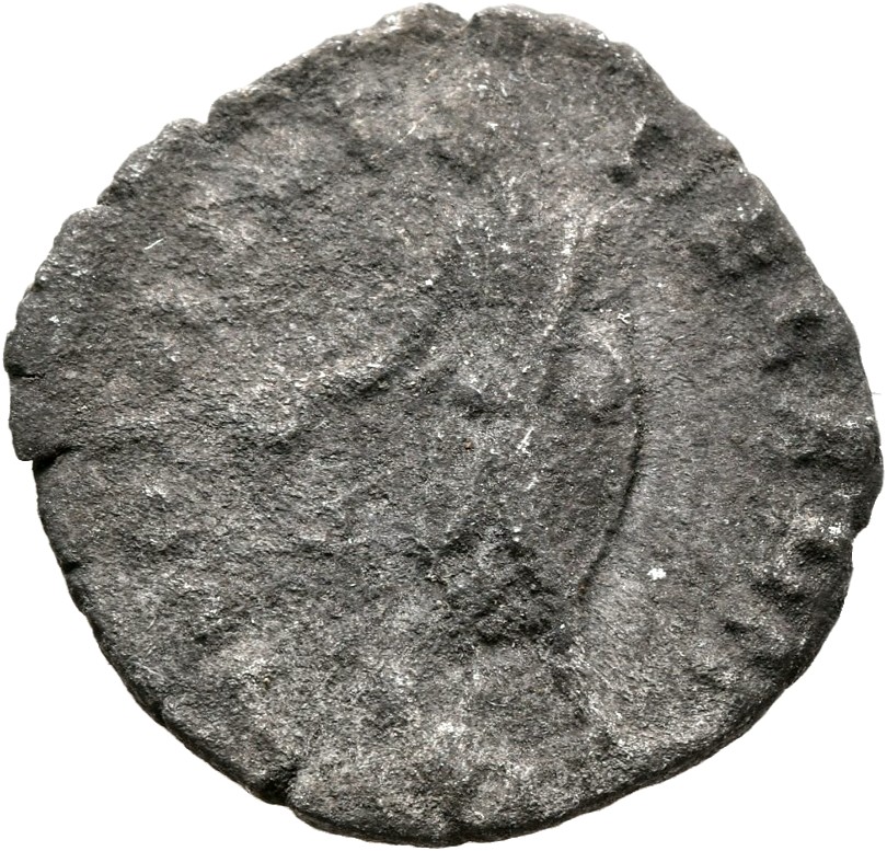 RIC III Marcus Aurelius 251 Marcus Aurelius reverse, Marcus Aurelius, veiled, togate, standing left, sacrificing out of pa...