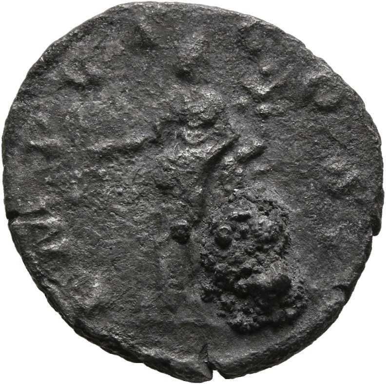 RIC III Marcus Aurelius 252 Marcus Aurelius reverse, Aequitas, draped, standing front, head left, holding scales in right ...