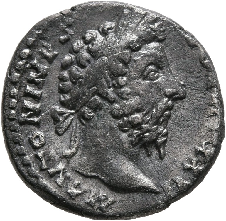 RIC III Marcus Aurelius 255 Marcus Aurelius obverse, Head of Marcus Aurelius, laureate, right