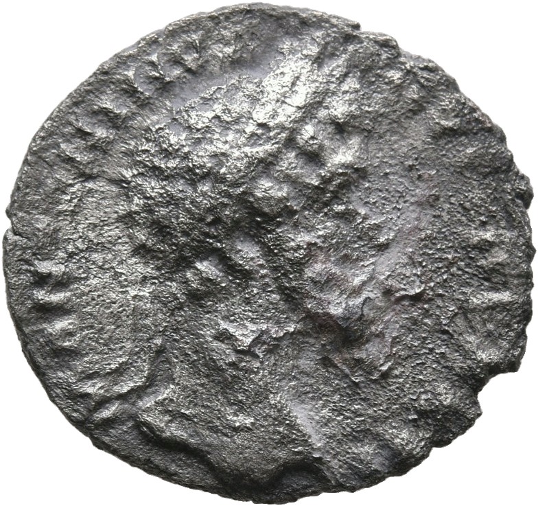 RIC III Marcus Aurelius 258 Marcus Aurelius obverse, Head of Marcus Aurelius, laureate, right