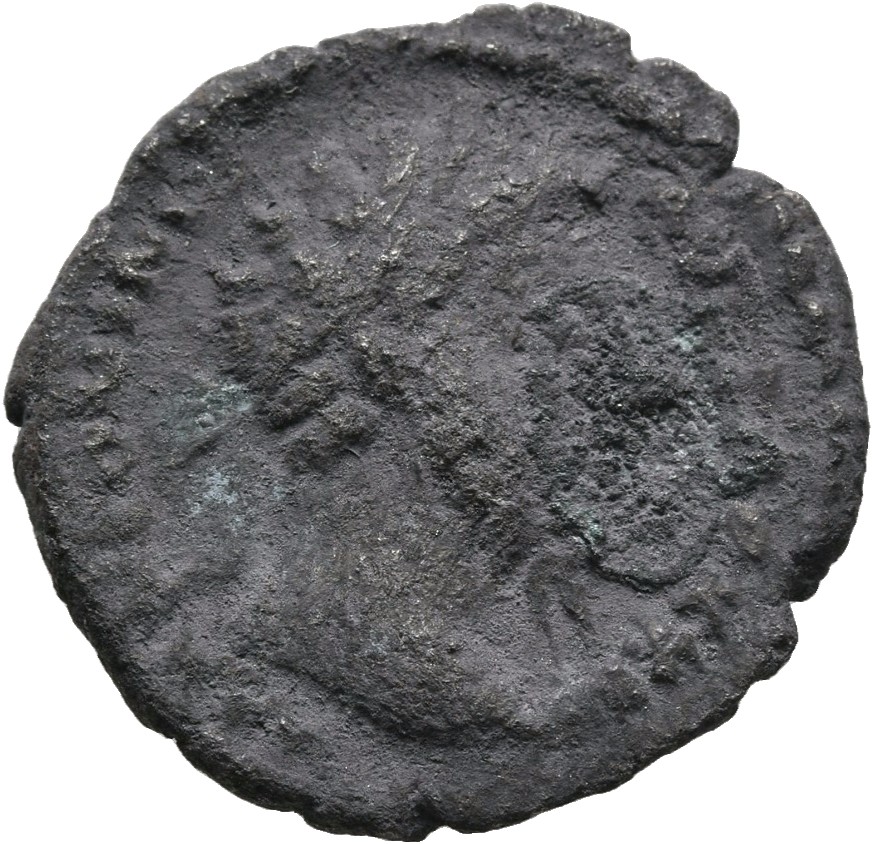 RIC III Marcus Aurelius 267 Marcus Aurelius obverse, Head of Marcus Aurelius, laureate, right