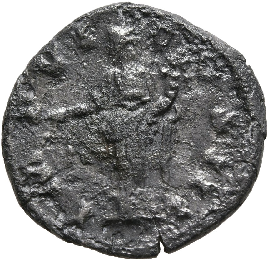 RIC III Marcus Aurelius 271 Marcus Aurelius reverse, Aequitas, draped, standing left, holding scales in right hand and cor...