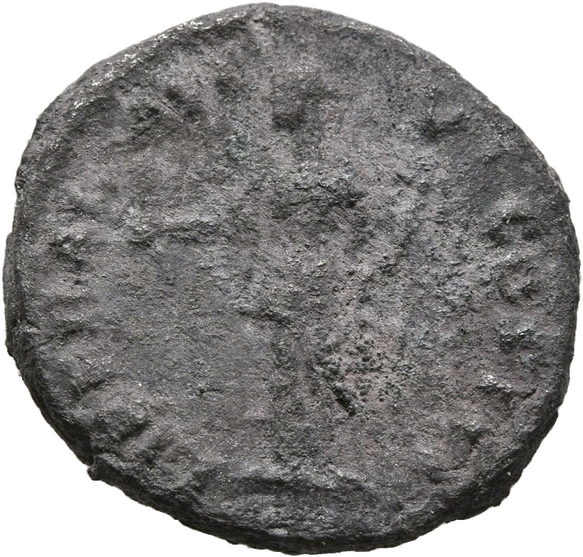 RIC III Marcus Aurelius 284 Marcus Aurelius reverse, Liberalitas, draped, standing left, holding abacus in extended right ...
